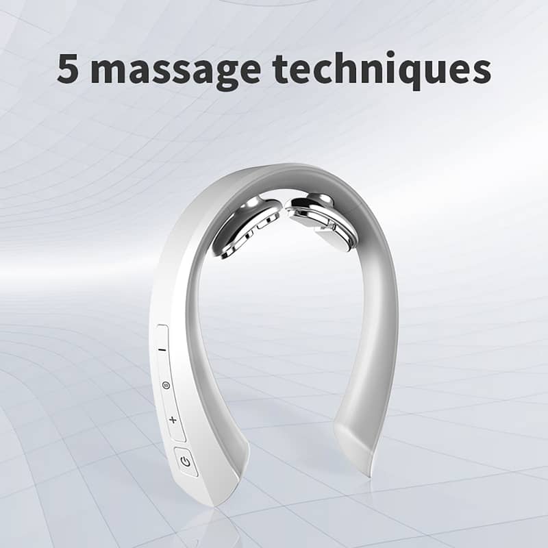 Neck Massager Dual-pulse Intelligent With Remote Control Rechargeable 12
