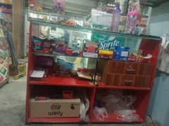 Shop Counter For Sale. Counter with Safe lock daraz. Wood and Glass made