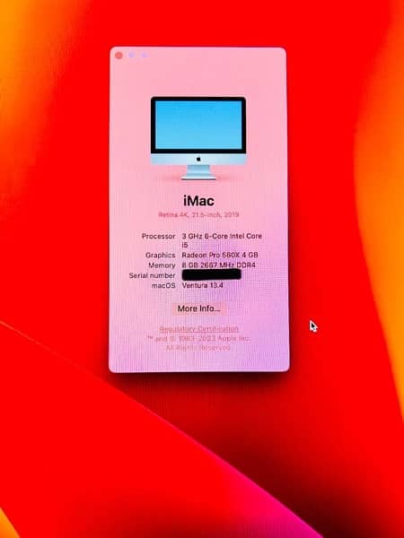 Apple IMac 2019 21.5 Inch 4K 4 GB Graphic Card 256 GB SSD USA 4