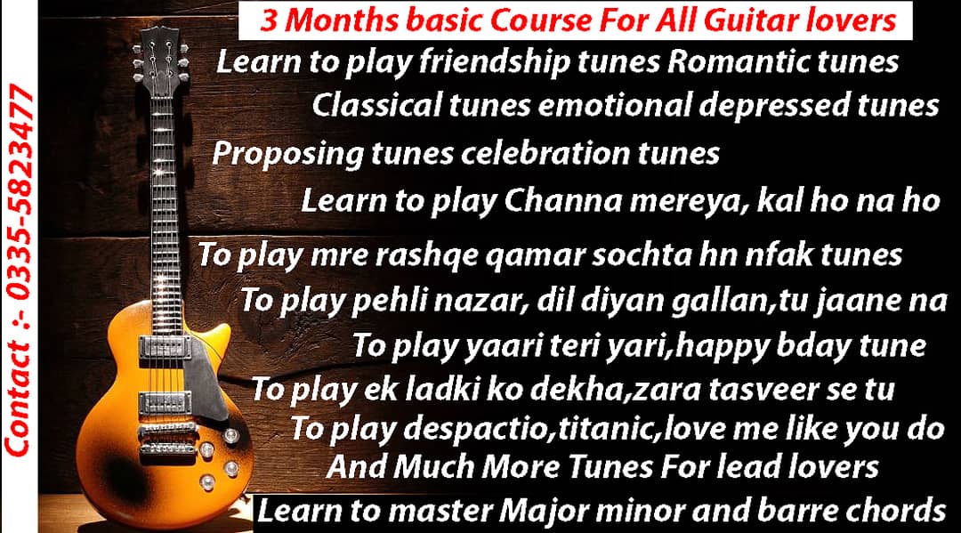 Guitar classes in islamabad 0
