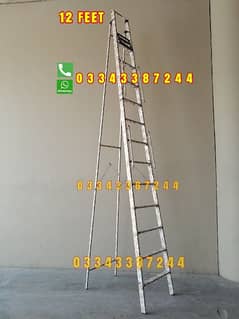 IRON FOLDABLE LADDER 12 FT USE FOR SOLAR CLEANING AND SERVICE