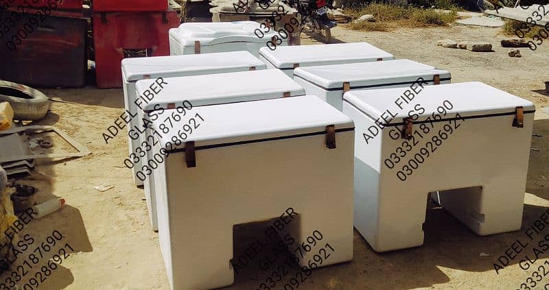 Fiber glass sheet/ Fiber glass delivery box for milk delivery / 13