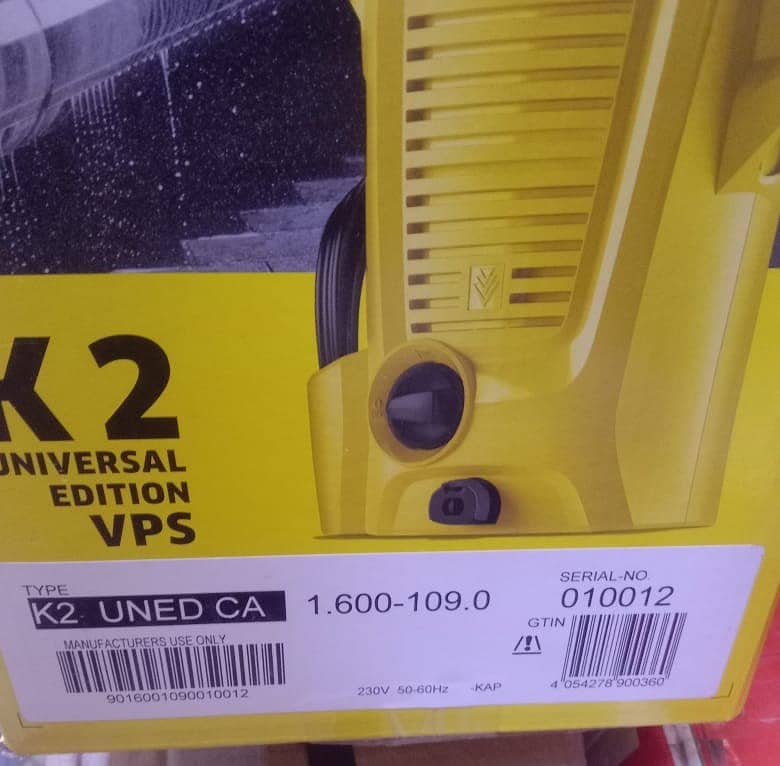 Original Karcher K-2 High Pressure Car Washer - 110 Bar Universal 14