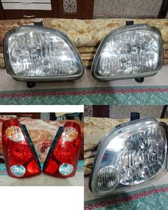 Subaru Pleo Headlights & Tail Lights (Qabli)