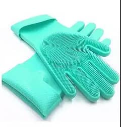 Silicon Gloves for Washing BARTAN protect your hands