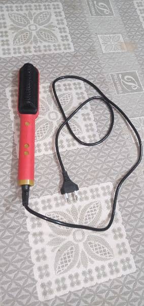 Electric hair straightener & curler 0