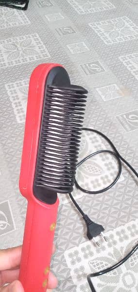 Electric hair straightener & curler 2