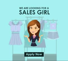 Need a Salesgirls for Different Mall