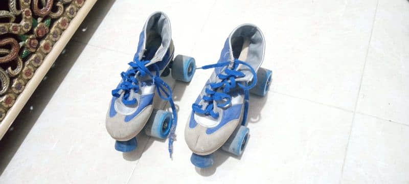 4 wheels skating shoes 1