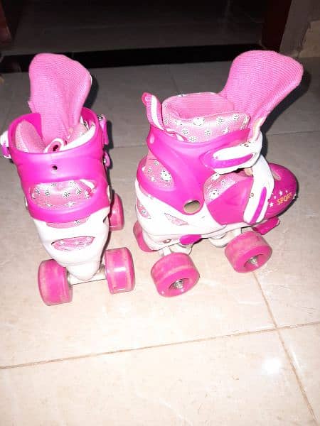 4 wheels skating shoes 3