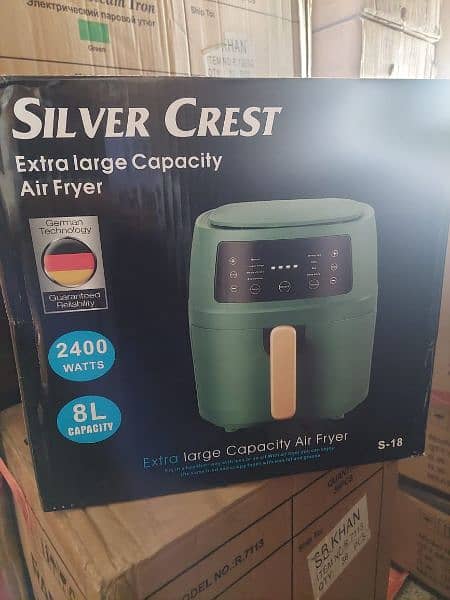 SILVER CREST AIR FRYER 8 LITER Touch Display Airfryer New Model 2023 6