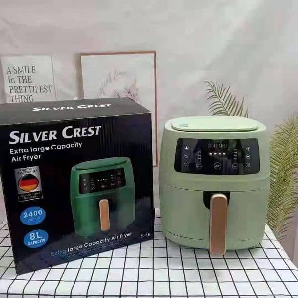 SILVER CREST AIR FRYER 8 LITER Touch Display Airfryer New Model 2023 10