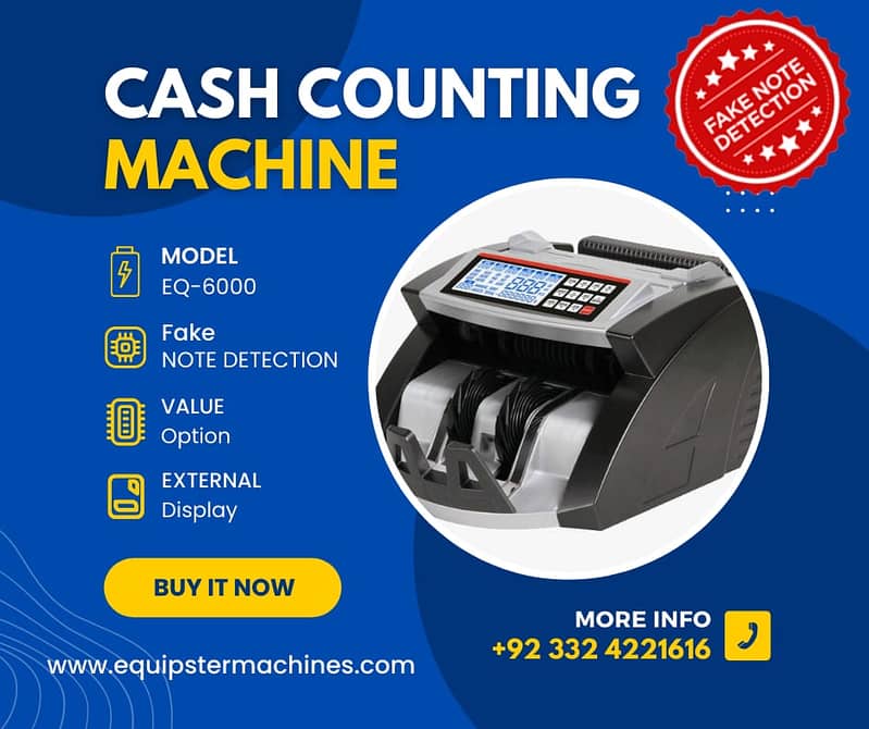 Cash note counting machine in Pakistan with fake note detection 15