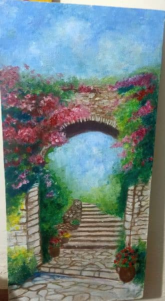 beautiful Landscape on canvas oil painting 1
