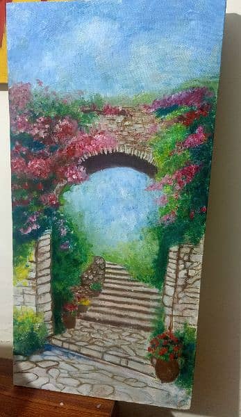 beautiful Landscape on canvas oil painting 2
