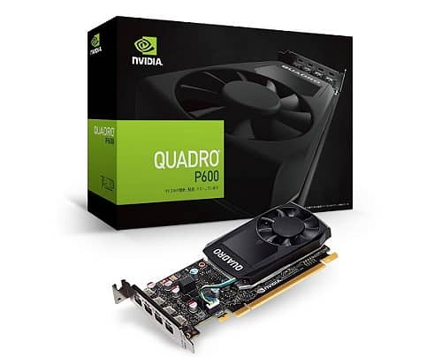 Nvidia Quadro P600 2GB DDR5 128-Bit DirectX 12.1 GPU Graphics Card 0