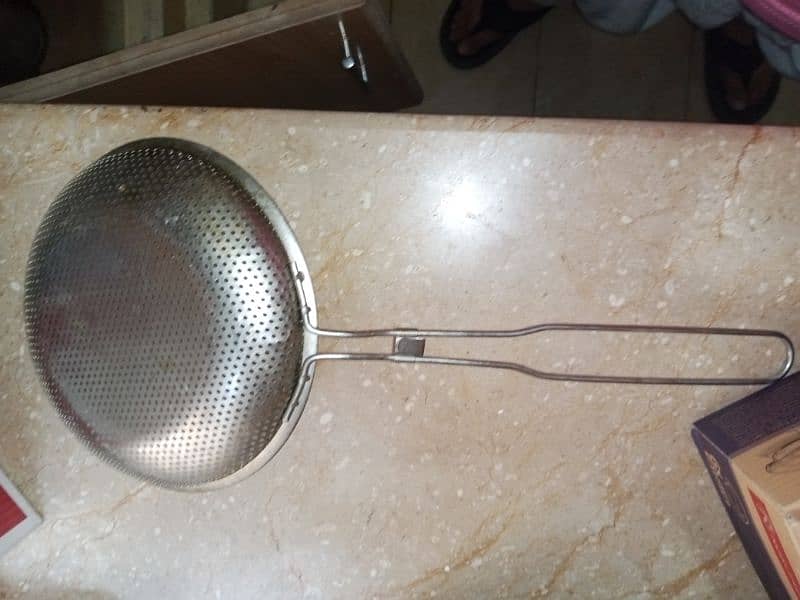 different bartan for kitchen use all used but non stick pan 1 time us 3
