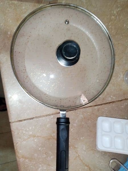 different bartan for kitchen use all used but non stick pan 1 time us 5