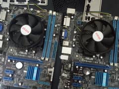 ASUS H61 Gaming Motherboard Mobo 2nd/3rd gen generation with Cooler