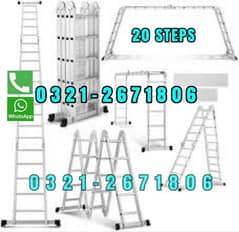 ALMUNIUM LADDER 20 FT BEST USE FOR CLEANING GYM AND OTHER ACTIVITY