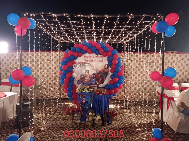 Balloons decoration. Event planner. theme decoration 6