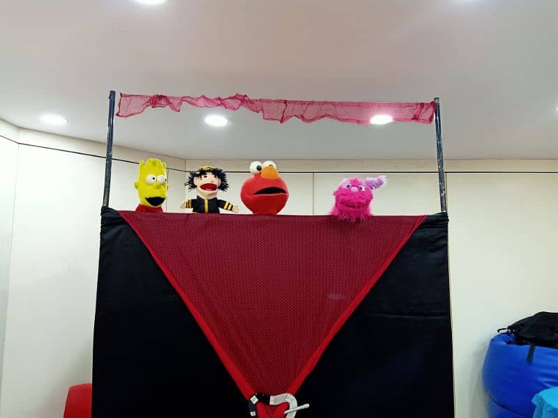 Magic Show And Puppet Show. Cartoon character. Horror house 10