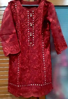 embroided kurti