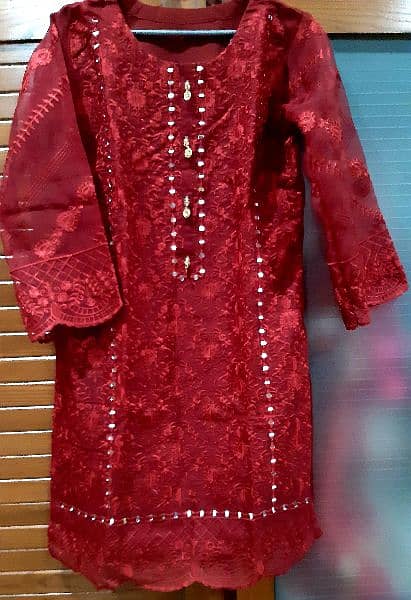 embroided kurti 0