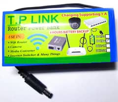 WiFi Router Power Bank 9 Volts - 4 Hours Guaranteed Backup Automatic