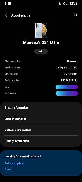 Samsung S21 Ultra 12 GB Dual Sim PTA Approved 3