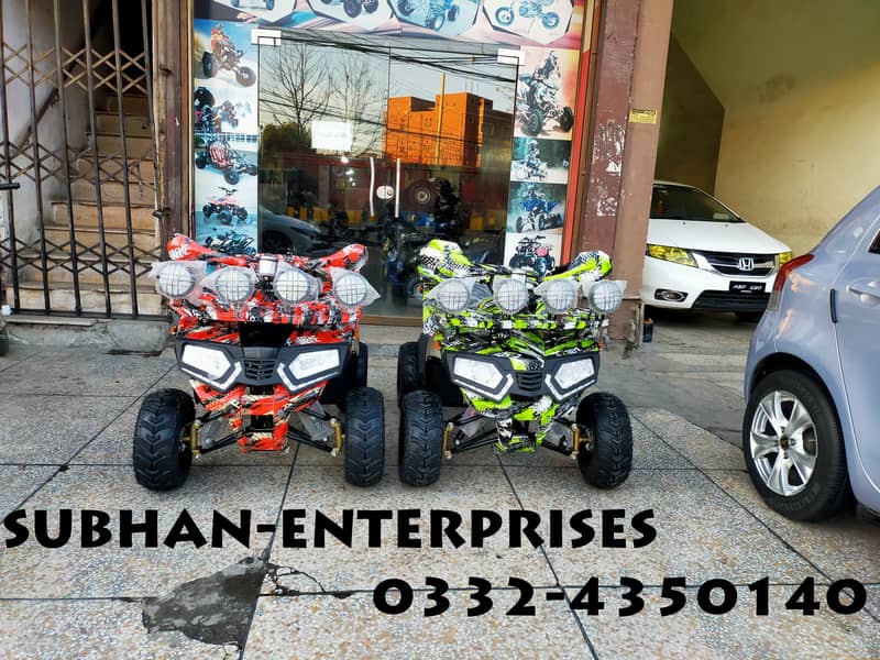 125cc Fully Automatic Atv Quad 4 Wheels  Bikes With New Features 0