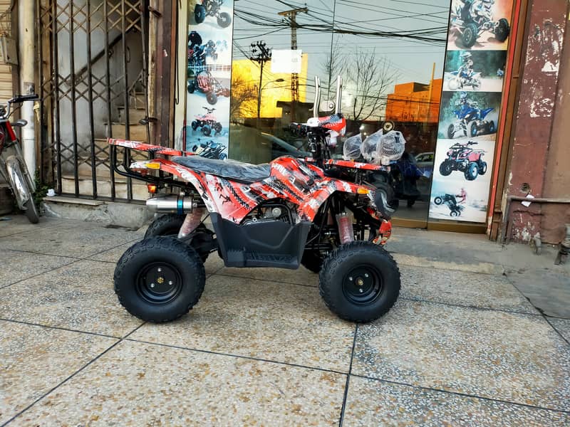 125cc Fully Automatic Atv Quad 4 Wheels  Bikes With New Features 4
