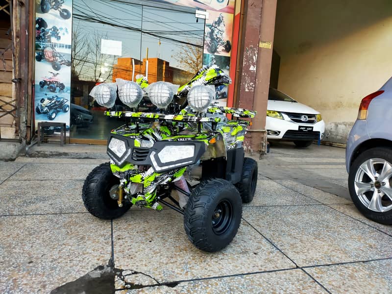 125cc Fully Automatic Atv Quad 4 Wheels  Bikes With New Features 5
