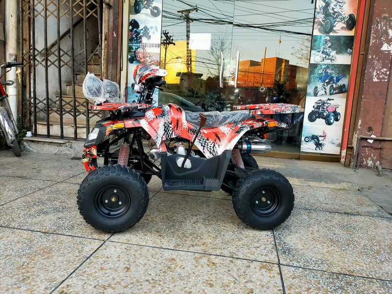 125cc Fully Automatic Atv Quad 4 Wheels  Bikes With New Features 6