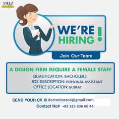 Females Staff Required 0