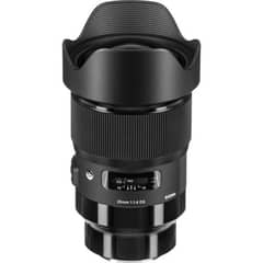 Sigma 20mm 1.4 Lens Canon Mount