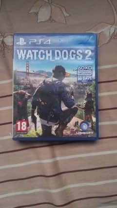Watchdogs 2 ps4 games disc nice condition