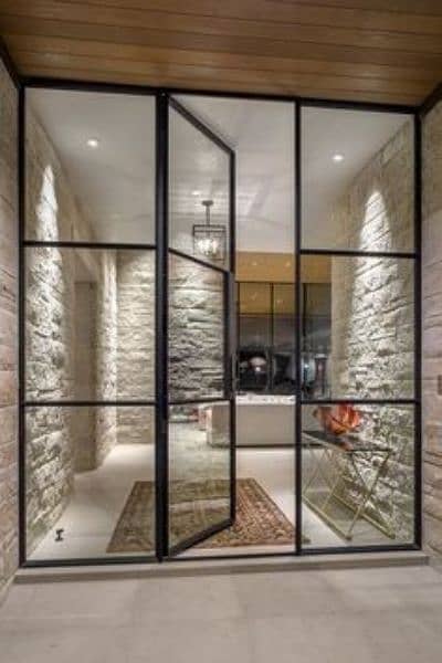 Rooms Partition Aluminium and Glass 0