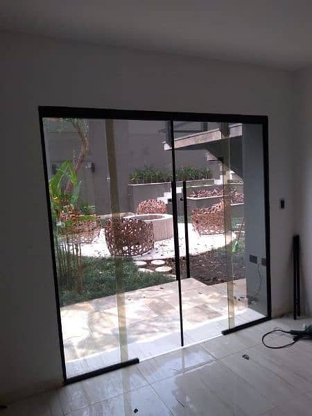 Rooms Partition Aluminium and Glass 6