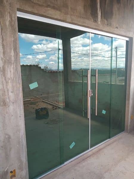 Rooms Partition Aluminium and Glass 10