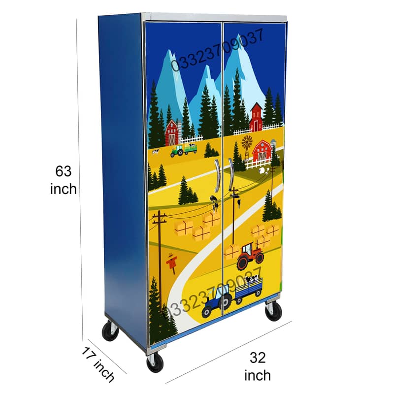 5x3 feet Carton Theme cupboards in different Designs 2