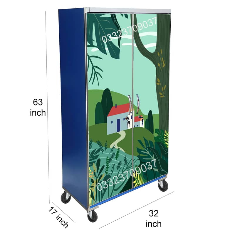 5x3 feet Carton Theme cupboards in different Designs 1