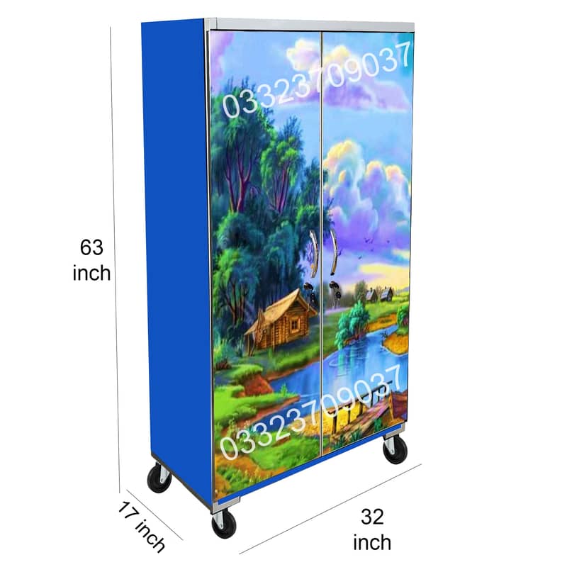 5x3 feet Carton Theme cupboards in different Designs 9