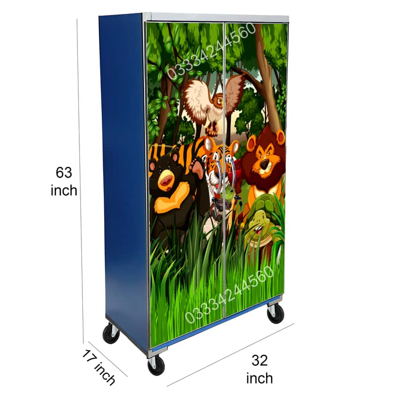 5x3 feet Carton Theme cupboards in different Designs 9