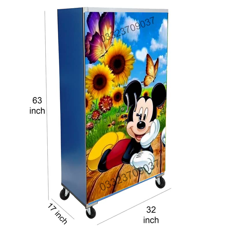 5x3 feet Carton Theme cupboards in different Designs 16