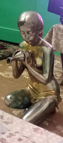 vintage brass fountain