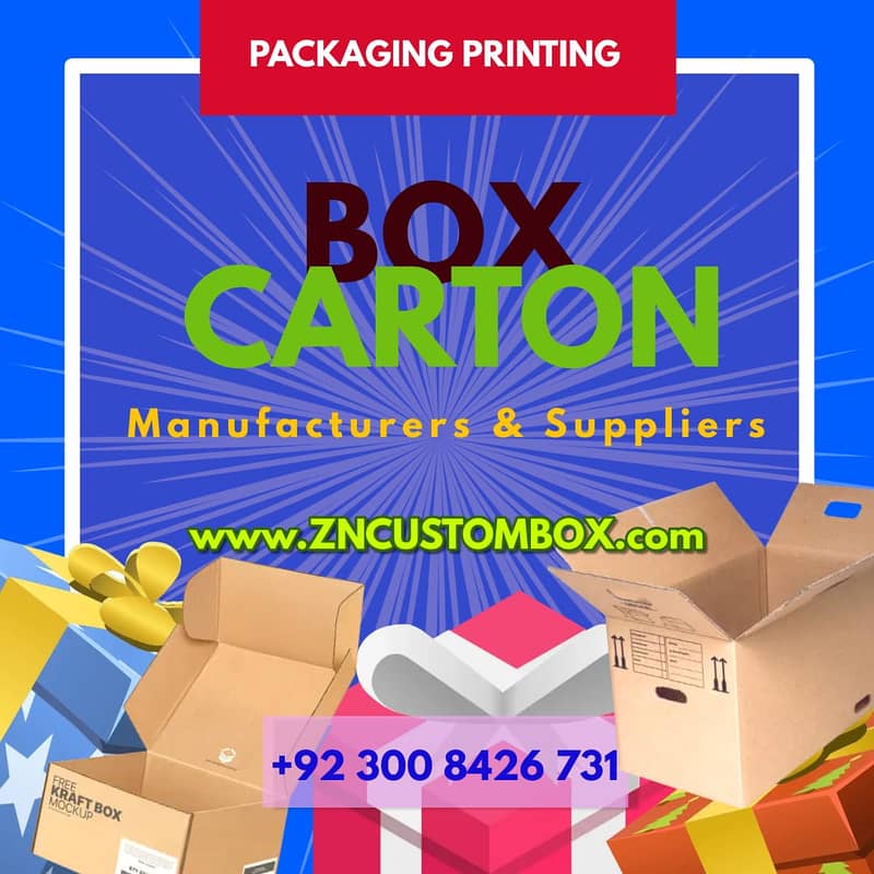 Corrugated Cartons and Box, Customized Printed Box, Box / box for sale 1