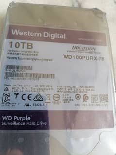 10 TB new Hard Disk Hikvision