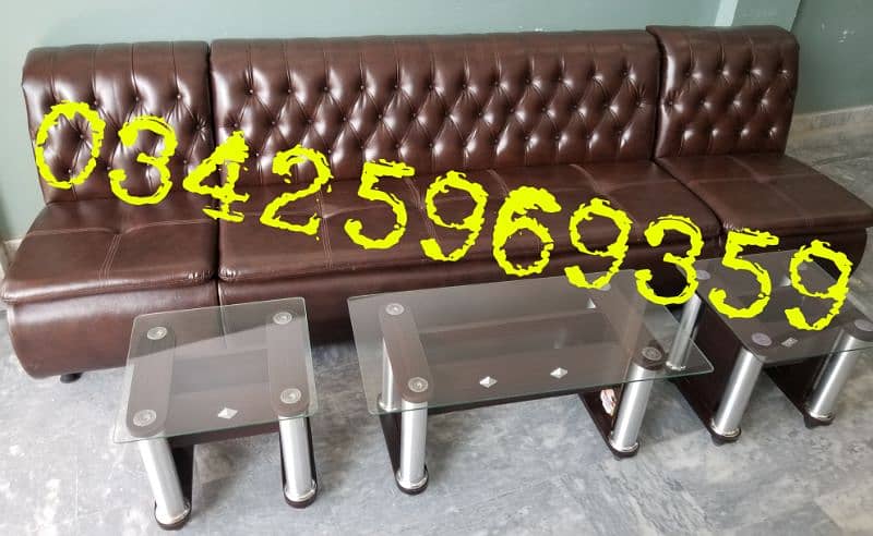 sofa set 5 seater desgn couch home furniture table chair cafe palour 0