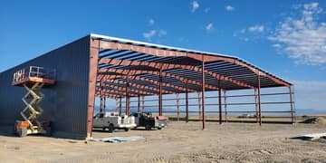 prefabricated buildings and steel structure Dairy Farm Sheds 0